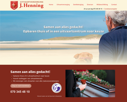 Uitvaartverzorging J. Henning Logo