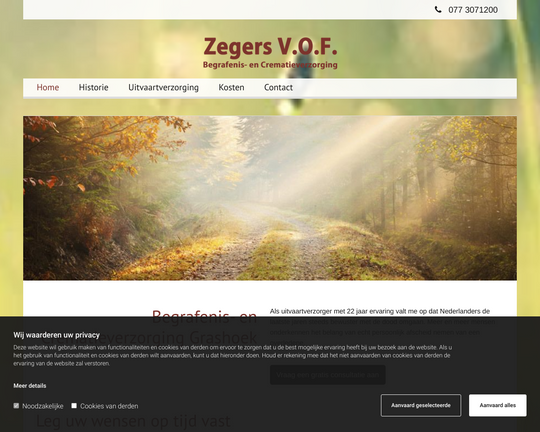 VOF Zegers Logo